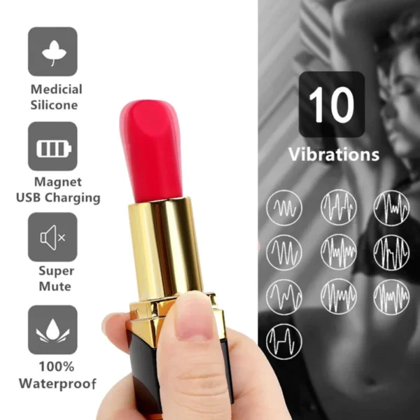 Discreet Lipstick Vibrator