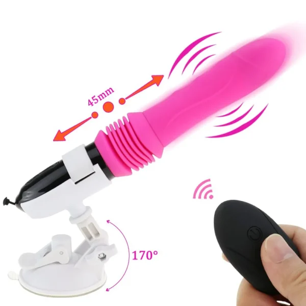 Remote Control Telescopic Thrusting Vibrator