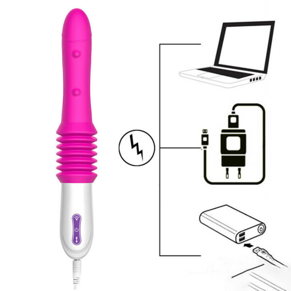 Remote Control Telescopic Thrusting Vibrator