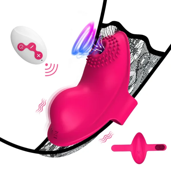 Clitoral Stimulating Sucking Butterfly Vibrator with 10 Sucking Vibration Mode