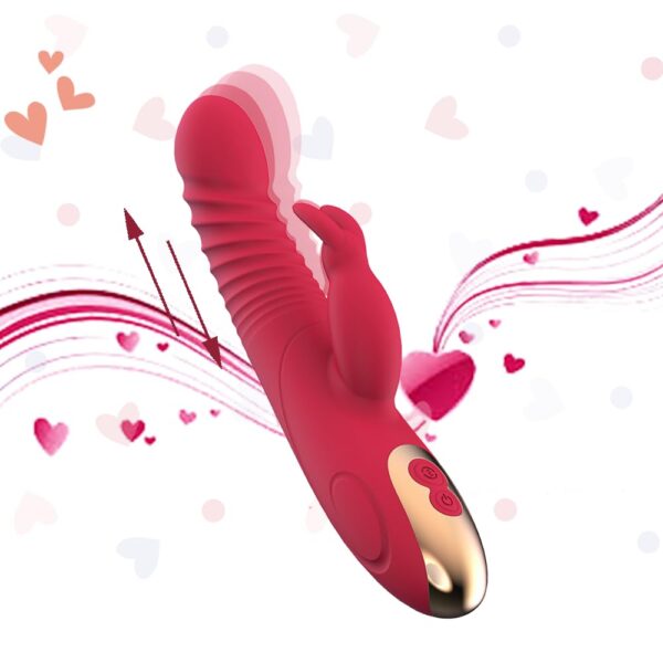 Silicon Thrusting Rabbit Vibrator