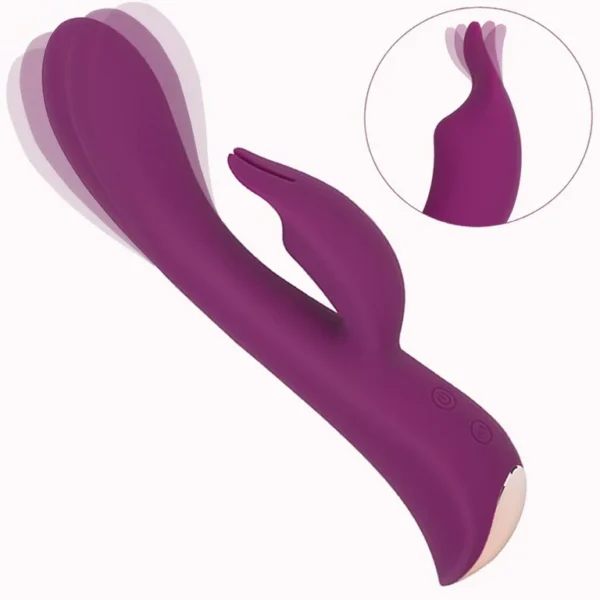 Silicon G spot rabbit vibrator