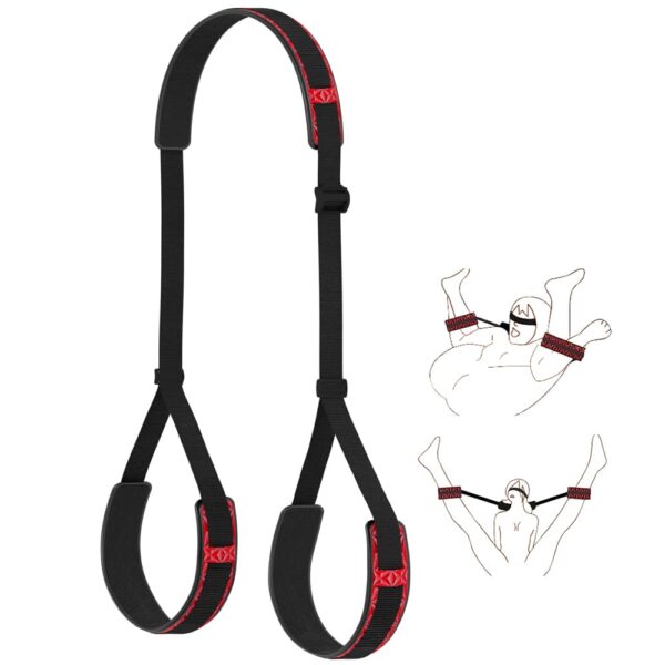 Bondage Legs Restraints, Thigh Sling with Adjustable Straps