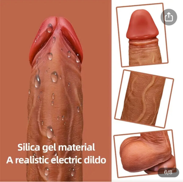 Realistic dildo With Remote Control & Thrusting Vibrator