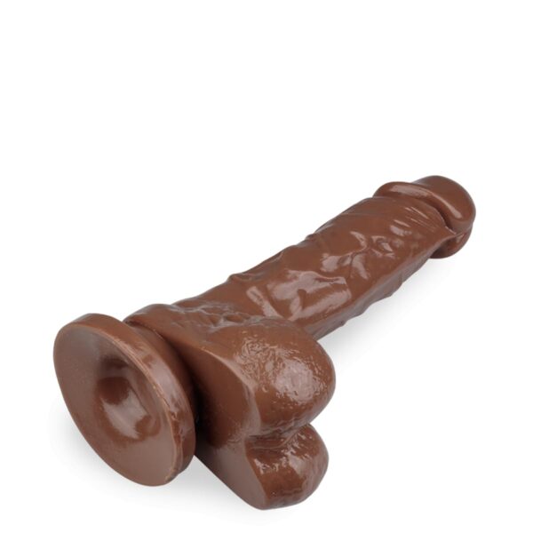 Brown Realistic Suction Cup Dildo 6 inches