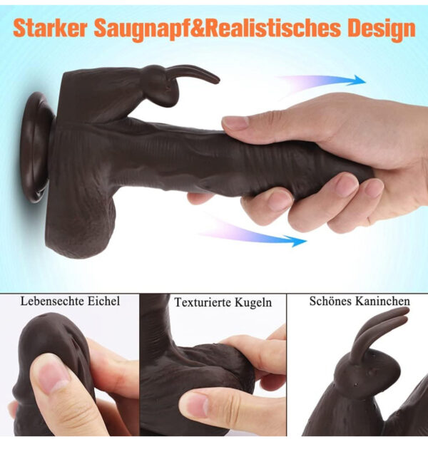 Realistic Rabbit Dildo Vibrator