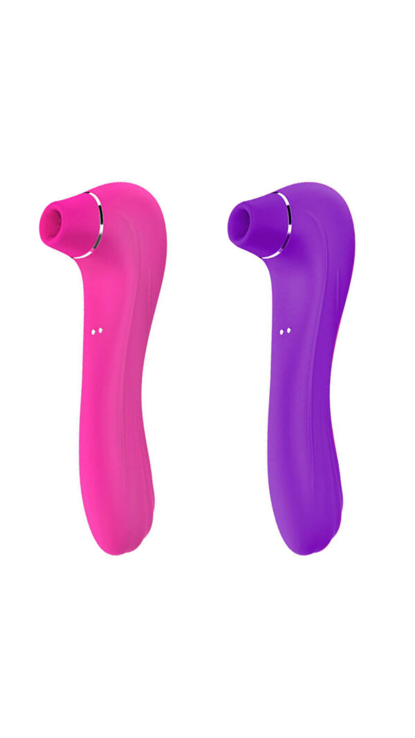 2 in 1 Soft Silicone Powerful clitoral Sucking Vibrator